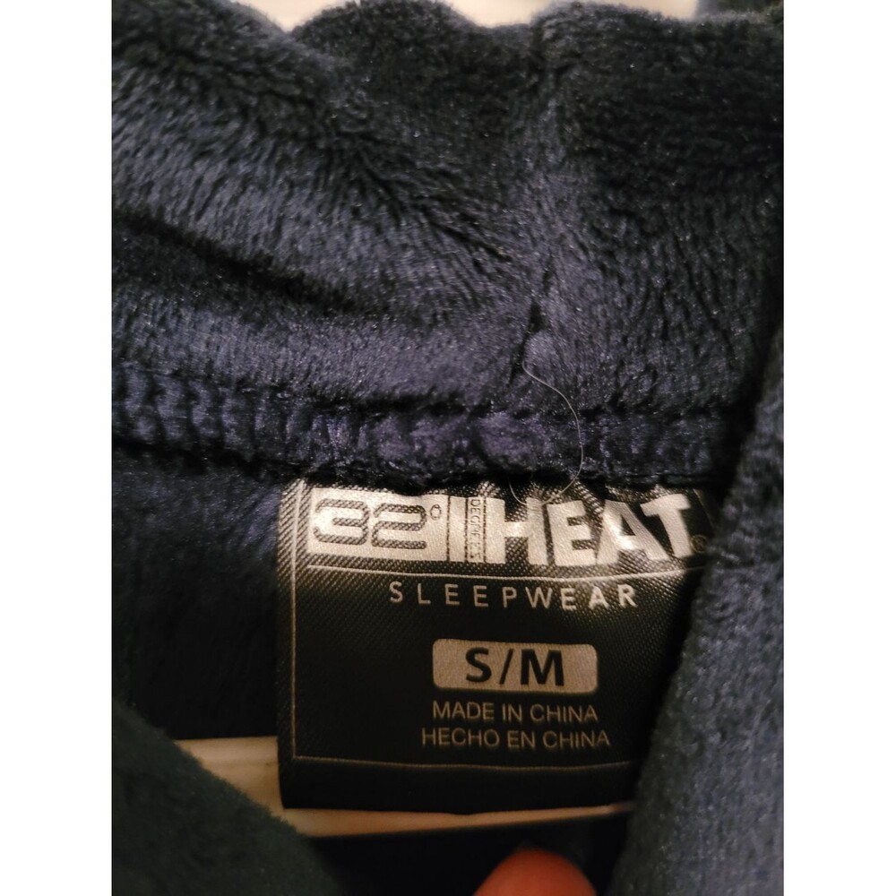 32 Degrees Navy Blue Plush Hooded Sleep Dress - Picture 4 of 4
